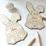 Lapin de pâques à colorier