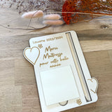 Support post-it maîtresse