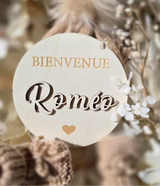 Carte Bienvenue coeur