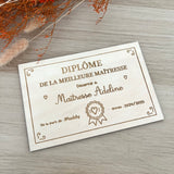 Diplôme maîtresse