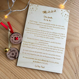 Kit boutons du Père-Noël + lettre