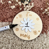 Carte étape effaçable