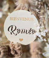 Carte Bienvenue coeur