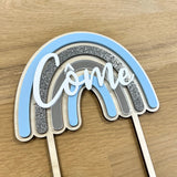 Cake topper arc en ciel