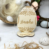 Oeuf de Pâques fleuri