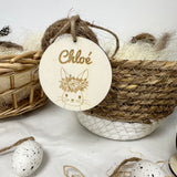 Étiquette ou marque place lapin