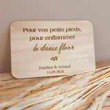 Pancarte "bar à tongs"