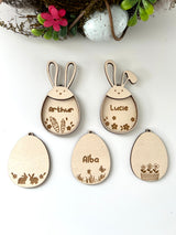 Suspension Lapin oeuf de Pâques