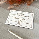 Diplôme maîtresse