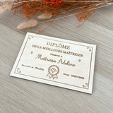 Diplôme maîtresse