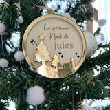 Boule de Noël sapin