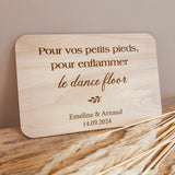 Pancarte "bar à tongs"