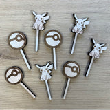 6 pics à gateau "Pokémon"