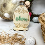 Oeuf de Pâques fleuri