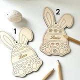 Lapin de pâques à colorier