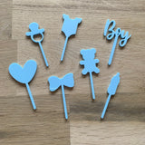 Lot pics à gateau « Boy or Girl »