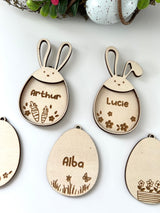 Suspension Lapin oeuf de Pâques