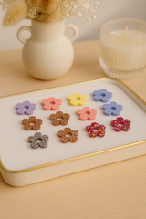 Boucles d’oreilles Fleurs interchangeables