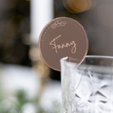 Marque-place verre Noël