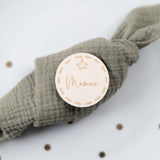 Marque-place assiette Noël