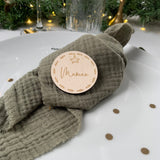 Marque-place assiette Noël