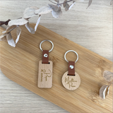 Porte-clés médaille papa