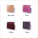 Porte-clés maman coeur pailleté