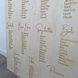 Plan de table "blanca"