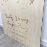 Panneau de bienvenue "Happy"