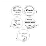 Tasse en verre et bambou