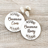 Carte Bienvenue Fleurs