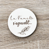 Pancarte "La famille s'agrandit"