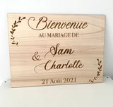 Panneau bienvenue "champêtre"