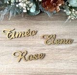 Marque place prénom plexi