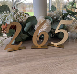 Lot numéro de table plexi