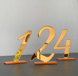 Lot numéro de table plexi