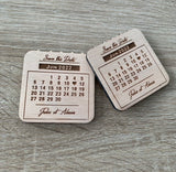 Magnet Save the date calendrier
