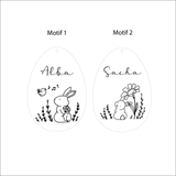 Oeuf de Pâques bois + plexi