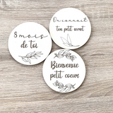 Cartes Grossesse " 1 à 9 mois"