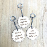 Porte-clés « texte au choix »