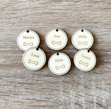 10 étiquettes "chien"