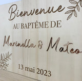 Panneau Bienvenue "Fleurs"