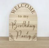 Panneau arrondi branche