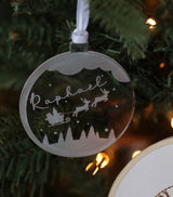 Boule de noël « traîneau »