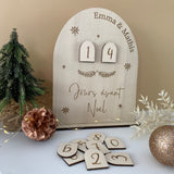 Calendrier compte à rebours de Noël