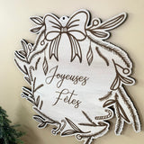 Couronne de Noël (à personnaliser)