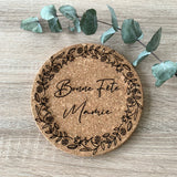 Dessous de plat "texte au choix"