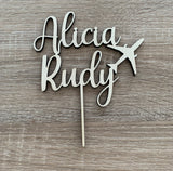 Cake topper avion