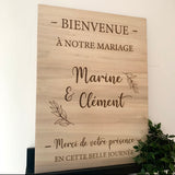 Panneau bienvenue "nature"