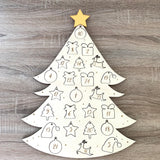 Calendrier de l'avent Sapin